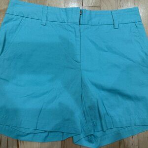 Women's Chino Shorts G.H. Bass and Co Blue 6" Inseam Size 6